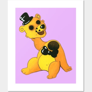 Freddy and Friends: Golden Freddy Posters and Art